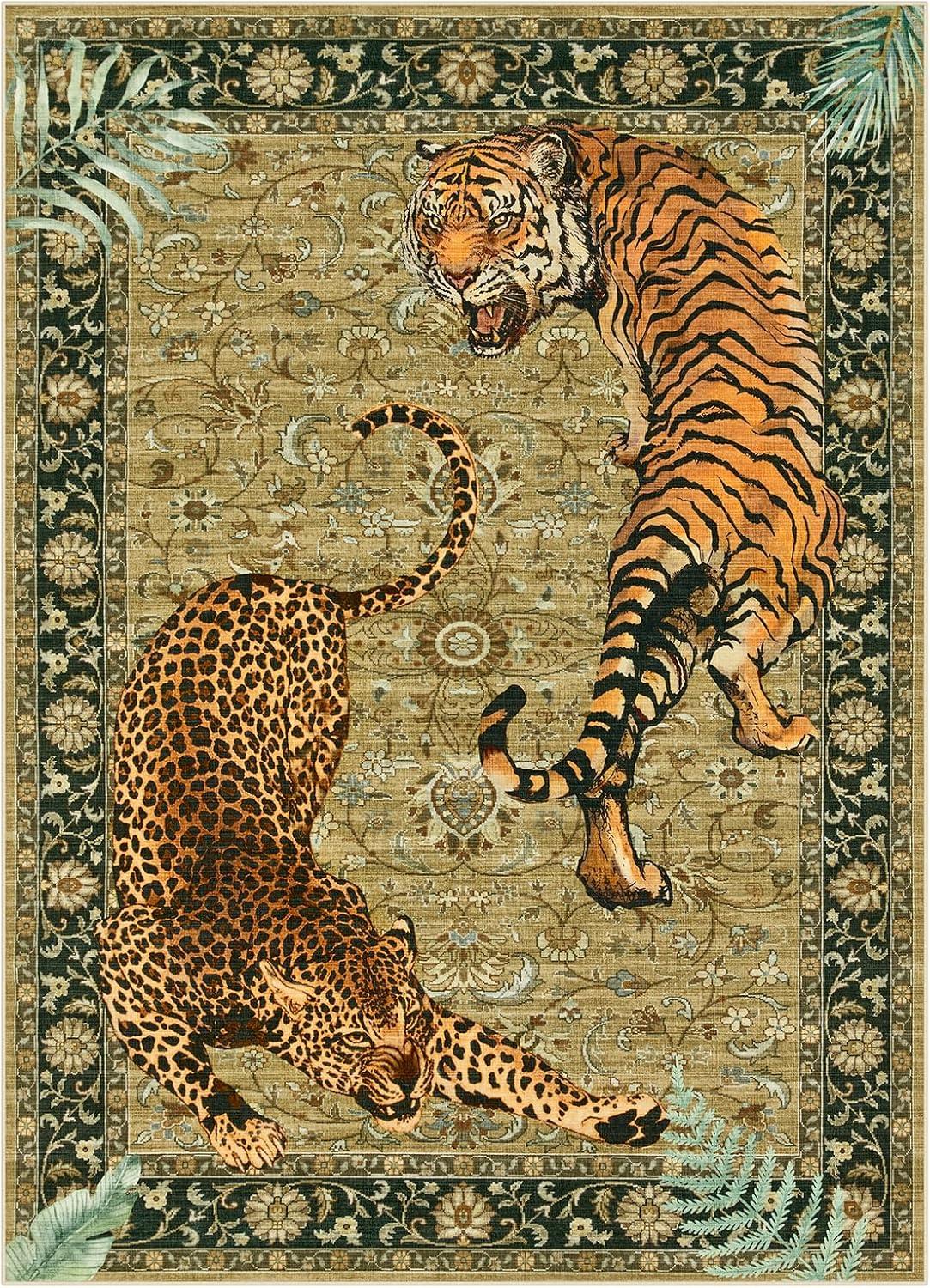 Rug for Living Room Carpet Jungle