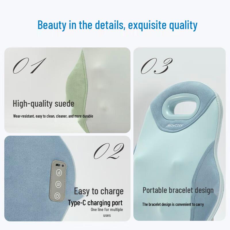 Portable Lumbar & Back Massager Cushion