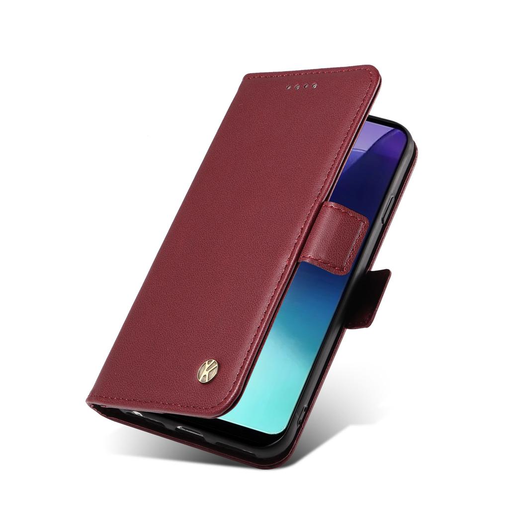 YIKATU YK-003 For Xiaomi Poco C75 4G/Redmi 14R 5G/14C 4G Case Wallet Stand Leather Phone Cover Side Buckle