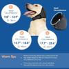 Cache-oreilles étanches pour chien pour la natation et le toilettage - Capuche apaisante à réduction de bruit pour soulager l'anxiété des animaux de compagnie et prévenir les chocs