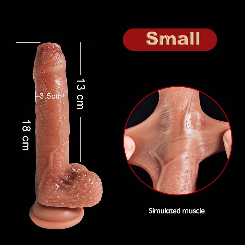 Realistický penis pro ženy Posuvná předkožka Dildo Přísavka Dilda Žena masturbátor Big Dick Obchod s erotickými hračkami pro dospělé