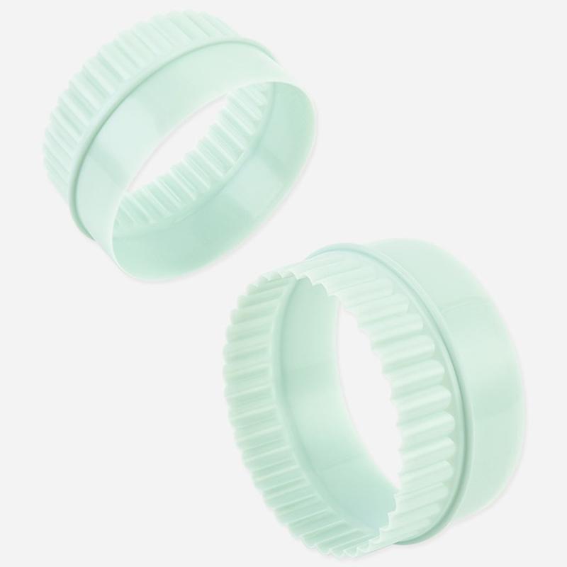 8 sztuk/zestaw okrągłe foremki do ciastek koronka falowa okrągła prasa ręczna forma do ciastek fondant ciasto pierogi narzędzia dekoracyjne artykuły do pieczenia