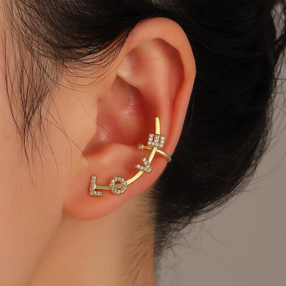 Zircon Leaf Ear Clip Set: Stylish Ear Cuff for a Unique Look (No Piercing Needed)