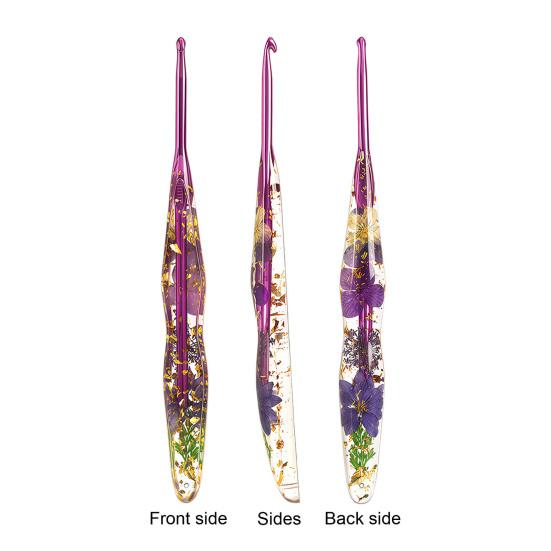 Resin Crochet Hook for Beginners Crocheting Lovers 2 0mm-8 0mm Ergonomic Crochet