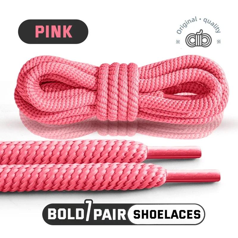 1 Pair 10mm Thick Round Shoelaces for Sneakers Running Sports Shoe Laces 100/120/140/160CM Shoelaces for Shoes Accessories