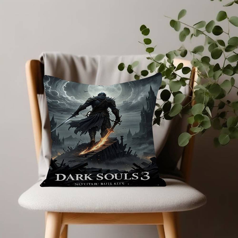 Pc DARK SOULS Adventure Game Cushion Cover Inches Farmhouse Decor Home Throw Pillow Covers for Couch Decorations