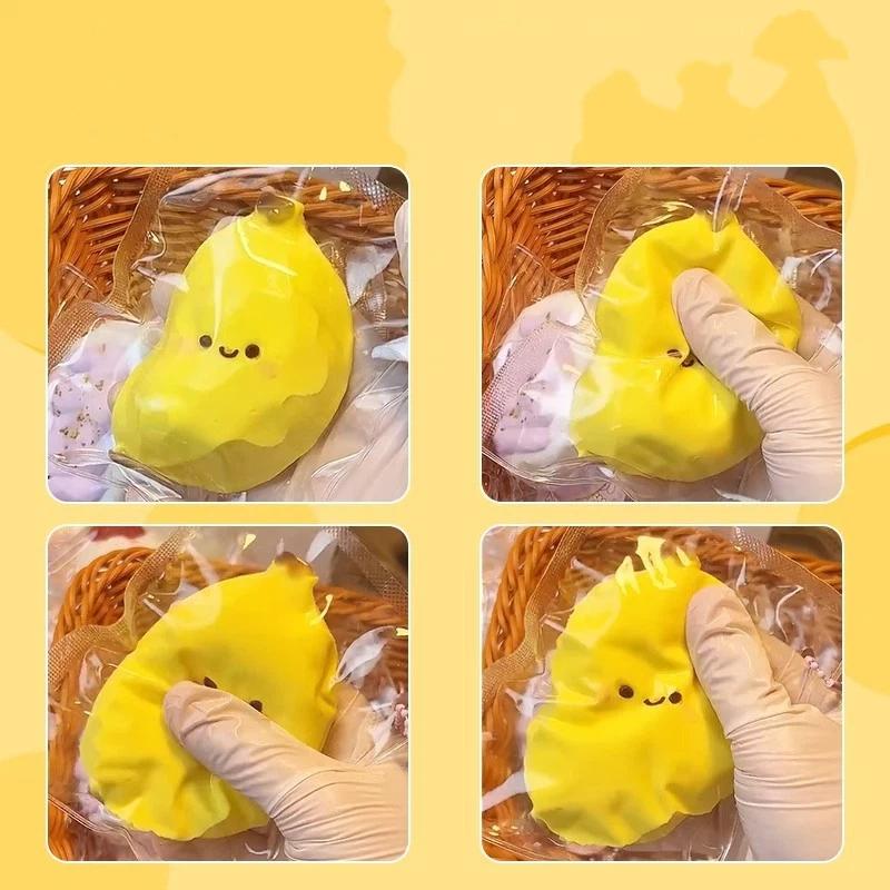 Realistic Food Shape Squeeze Toys Soft Non-Toxic Stress Reducing Fidget Toys for Office Workers Pressure Relief