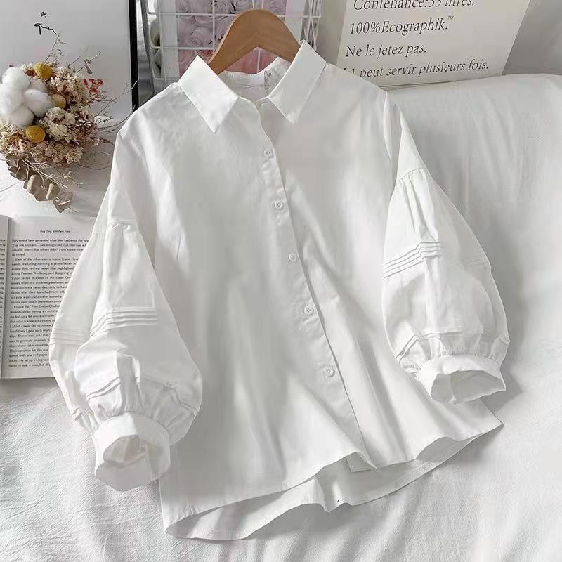 Women's Lantern Puff Sleeve Shirt - Spring, Summer, Autumn, Winter Design In Petite Fashion