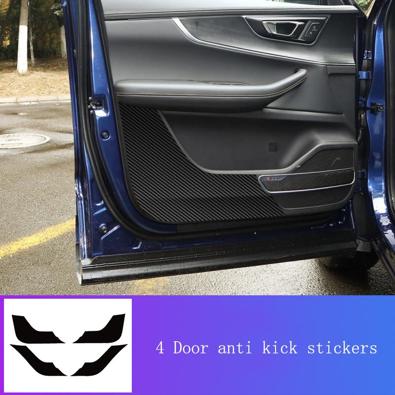 Chery Tiggo 7 Pro Car Interior Sticker Film Central Control Carbon Fiber Lines Modified Auto Decoration