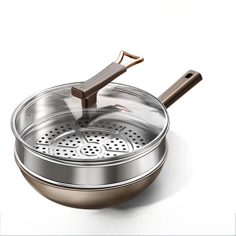 

Yoshida Craftsman 32cm Light Smoke Iron Wok Set