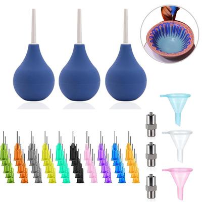 59/62/102Pcs Pottery Tools with Slip Trailer Bottle Assorted Fine Tip Needle Replacement