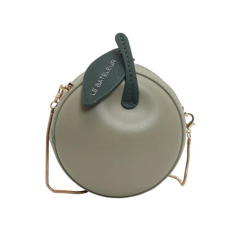 Versatile glasses Ketting Appelvormige Dames Crossbody Tas PU Rits Modieuze Dames Tassen Hete Verkoop Naaigaren Crossbody Tassen