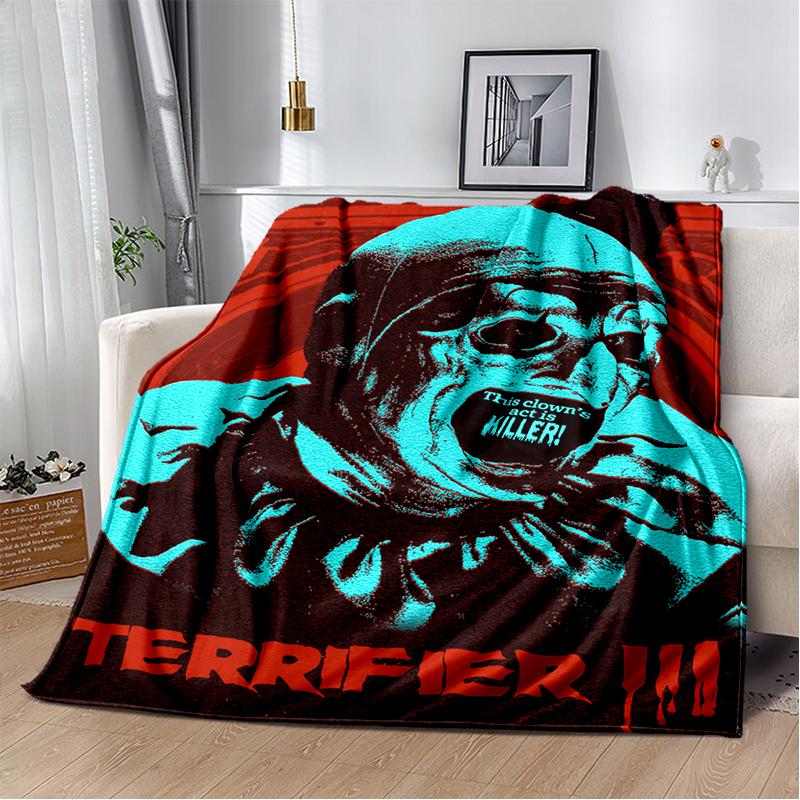 29 סגנונות טריפייר סרט אימה מתנת ליל כל הקדושים שמיכת קטיפה רכה, שמיכת פלנל לסלון חדר שינה מיטה ספה כיסוי