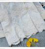 Women's Summer Asymmetrical Jacquard Cardigan with Frog Button and Crochet Design