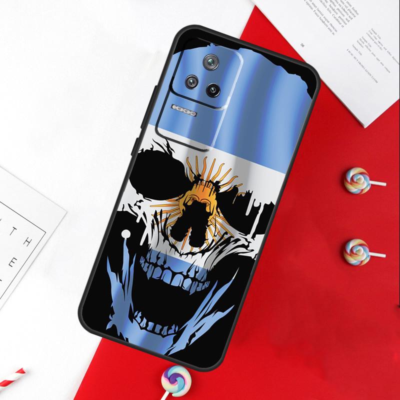 Argentine Flag Cover For Xiaomi 14T 11T 12T 13T Pro 13 14 15 Ultra POCO X7 Pro X3 X5 X6 F5 F6 M6 Pro Case