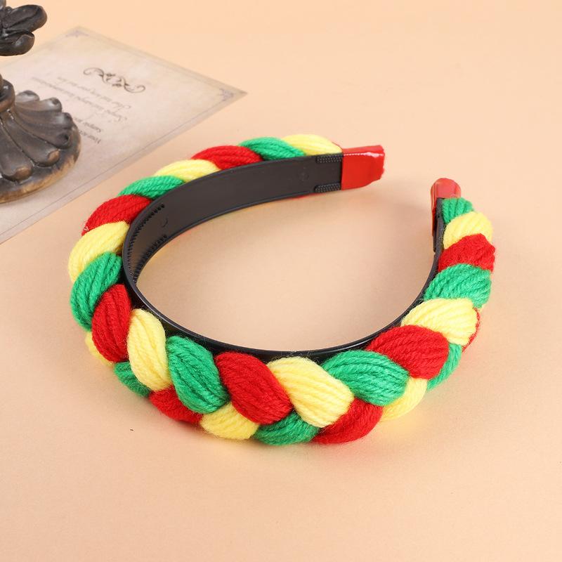 

Tibetan headgear Tibetan wool headband women s retro hair press braids hairpin Xizang dance performance hair accessories