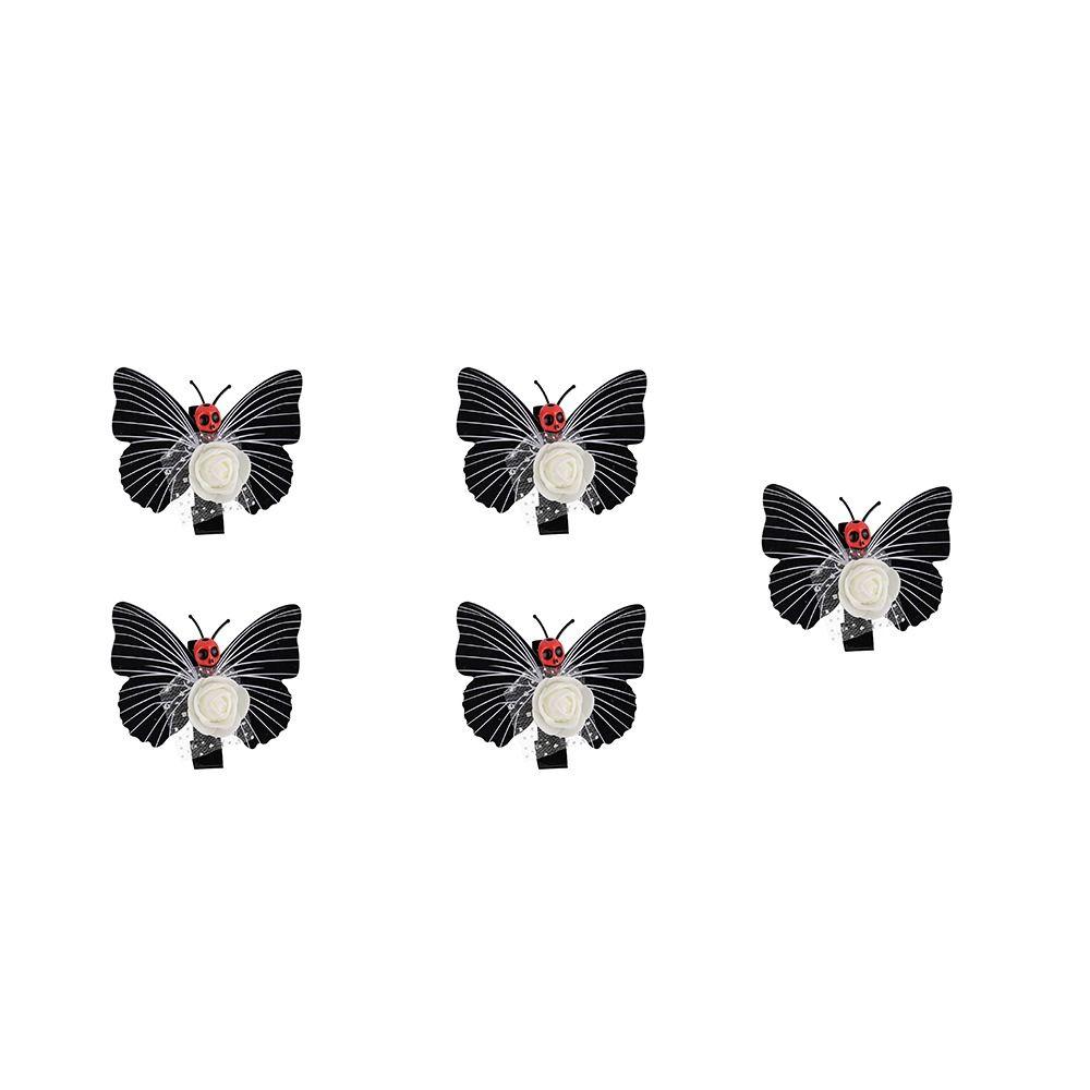 Gothic Halloween Hairpins Skull Ghost Women Headwear Funny Skeleton Butterfly Hair Clip Girls