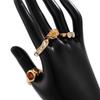 Fashionable Sturdy Metal Geometric Rings Set with Stylish Gemstones Portable for Fashion Women Ladies Casual Wear