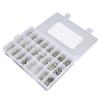 880PCS Stainless Steel Screw Assortment Kit M2 M3 M4 M5 Cylindrical Hex Head Bolts Nuts Flat