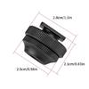 Universal Cold Shoe Adapter for DSLR Cameras Connect Flash and Microphones Easily Quick Release Adapter Converters