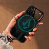 Fashion Sport V-VolCom Style Phone Case For iPhone 16,15,14,17,13,12,11,Mini,Pro,SE,XS,MAX,Black Matte Silicone Cover