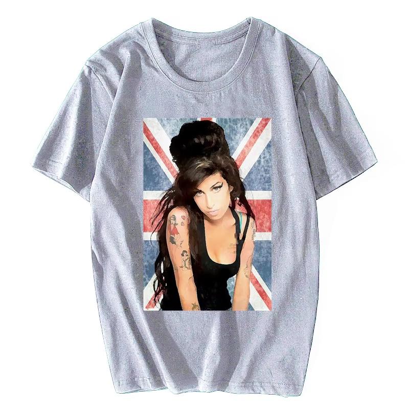 

2026 Amy Winehouse Legardary TShirt Print Tees Unisex Women Cotton Short Sleeve T Shirt Hip Hop Tops Streetwear Clothing Summer 4XL