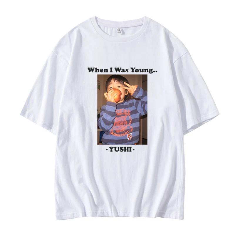 NCTWISH Concert When I Was Young with The Same Loose Summer Fashion Women T-shirt Short-sleeved Round Neck Clothes