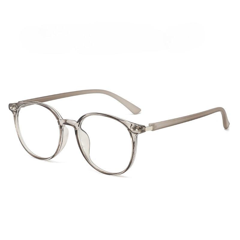 Fashion Round Frame Anti-Blue Light Presbyopia Glasses Unisex Retro High-Definition Comfortable Reading Eyewear 0 To +4.0
