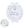 Oval Baroque Frame Resin Material Picture Holder Exquisite Oval Photo Frame  Party Layout