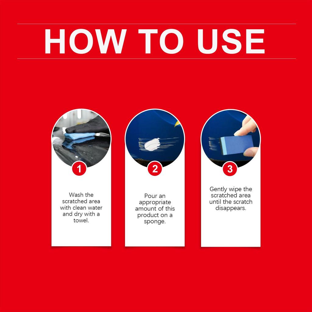 RAYHONG Car Paint Repair Wax Scratch Removal Paint Polishing Care Paint Repair Anti-fouling Stain Remover