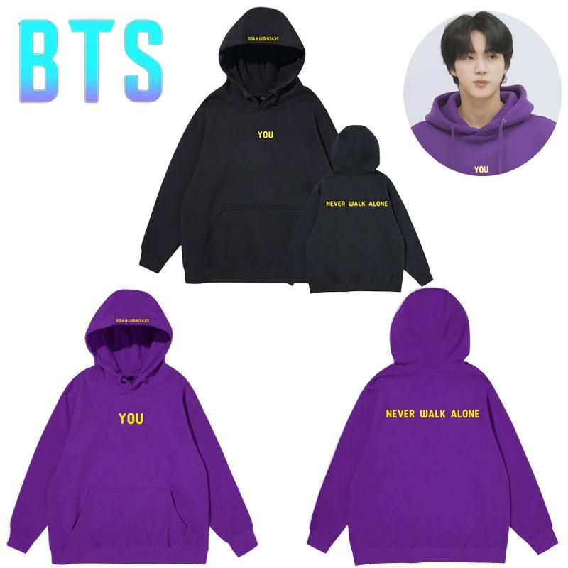 Bts Bangtan Boys Kpop Jimin Hoodie Sweatshirt J-hope Suga Rm Velvet Pullover