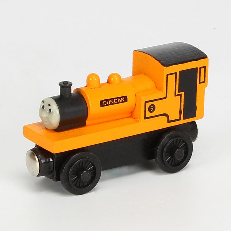 Colorful Wooden Magnetic Train Set For Kids With Interactive Push-pull Features
