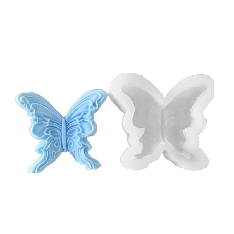 Vielseitige Schmetterlingsförmige Silikon-Bastelform Handgefertigte Schmetterlings-Aromatherapie-Kerze Silikonform Heimdeko-Form