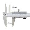 Extended Jaw Digital Vernier Caliper 0-150mm for Deep Hole Inner Diameter Measurement