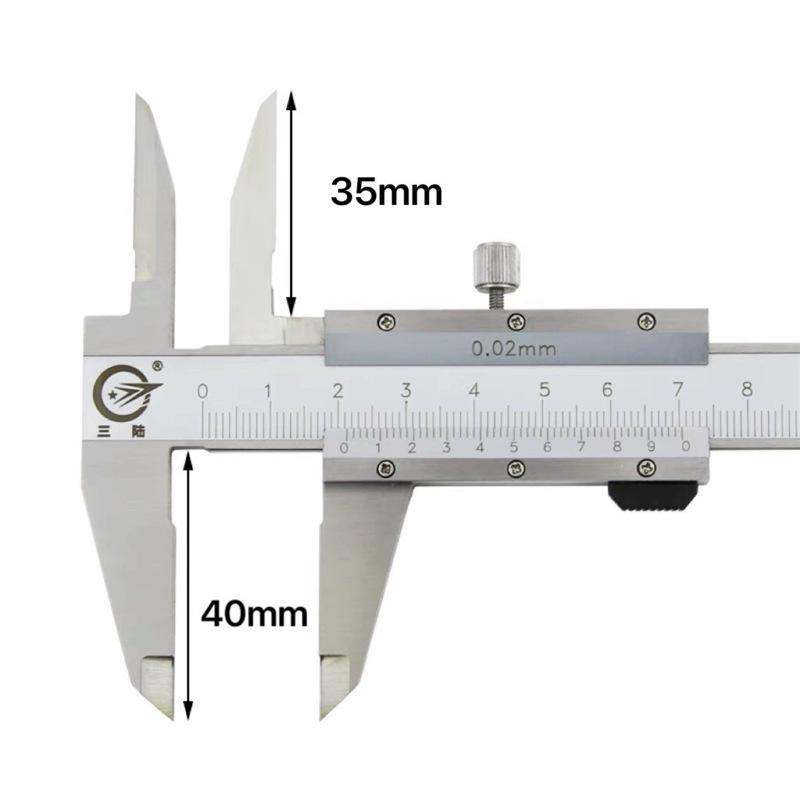 Extended Jaw Digital Vernier Caliper 0-150mm for Deep Hole Inner Diameter Measurement