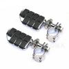 Adjustable 32mm Highway Pegs Motorcycle Footpegs Engine Guard Crash Bar Footrest Mount For Harley Sportster XL Dyna