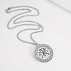 Chi Rho Halskette Edelstahl Christlicher Schmuck Alpha Omega Christogramm Religiöses Geschenk zum Schutz Beten
