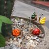 4Pcs Colorful Snail Figurine Spring Tentacles Snail Statue Resin Animal Sculpture Outdoor Garden Lawn Yard Flower Pot Decoration Ornament