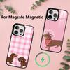 Cute Dachshunds Phone Case For iPhone17,16,15,14,13,12,11 Plus,Pro Magnetic For Magsafe Wireless Charging