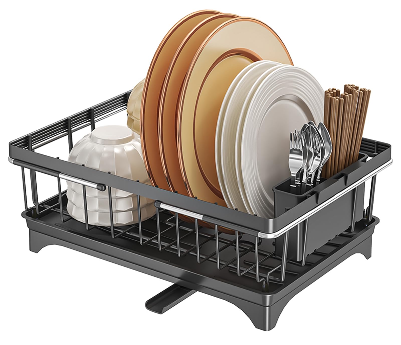 

ZHIHUAYUN Сушилка для посуды над раковиной Регулируемая сушилка для посуды дюймы 47 Кухонное место для посуды Автоматическая x x дюймов x x Сушка для посуды Столовые приборы Черная Сушилка, Раковина, 3-сторонняя, чёрный