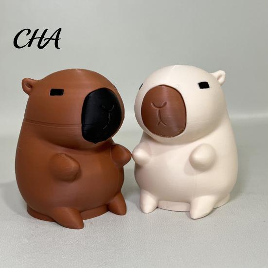 Abschlepphaken-Schutz 3D-gedeckter Capybara-Ball-Deckel, Dekorative Anhänger-Staub-Kupplungsabdeckung, 50mm Abschleppschutz, Wohnmobil-LKW-Zubehör Langlebige Kappe