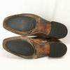 VAN LIER Handmade All Leather Chukka Boots Brown Size 7.5 26.0 Men’s(USED)