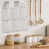 Wall Hanging Storage Basket Kitchen Onion Ginger Garlic Seasoning Spice Shelf Four Grids Drainage Basket for Countertop Organize