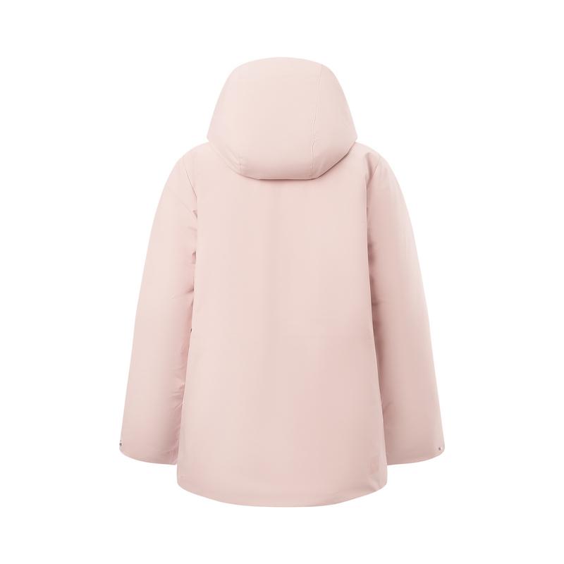 Li-Ning Outdoor CF Water-Resistant Windproof 85% Duck Down Mid-Length Down Jacket Women outerwear AYMV804-2