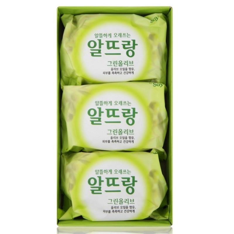 Altteurang Green Olive Soap, 140g x 3 pcs