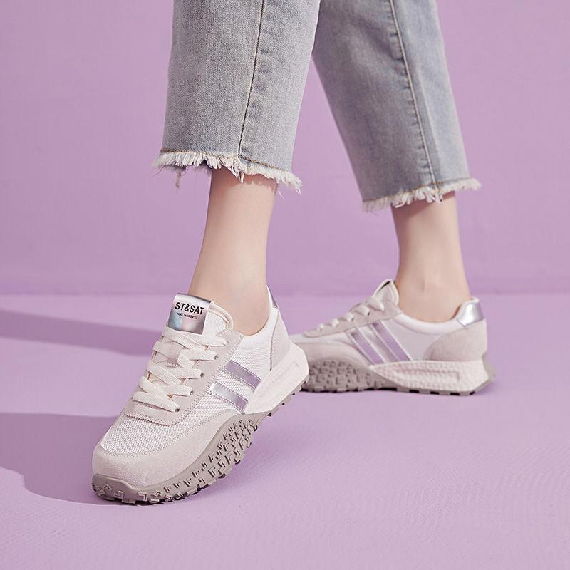Casual shoes women's mesh breathable Forrest Gump shoes spring new fashion trend soft sole light and comfortable German training shoes
