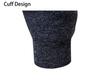 Men's Velvet-Lined Knit Sweater - Warm Autumn/Winter Round Neck for Middle-Aged Dads