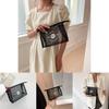Trendy Black Large Capacity Summer Handbag Fashionable Square Bag For Women