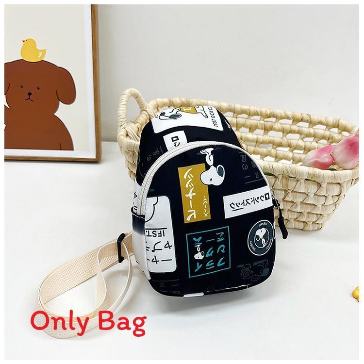 Animal Cartoon Print Shoulder Bag With Waterproof Material Children For