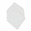 7 Pieces Reusable Cotton Hanky Breathable Handkerchiefs Soft for Quick Cleanups